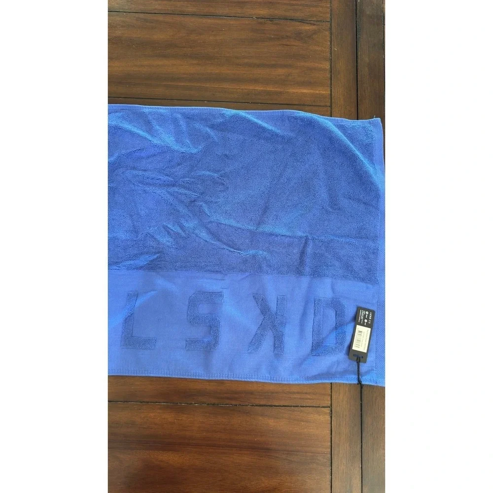 LSKD Power Cobalt Blue Cotton Rep Towel 50x115cm New With Tags
